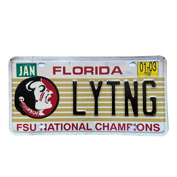 Vanity License Plate - LYTNG