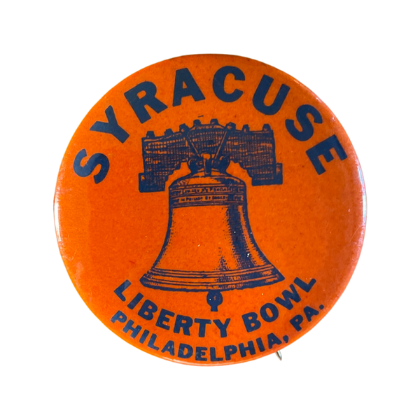 Vintage Football Pin - Syracuse University Orange