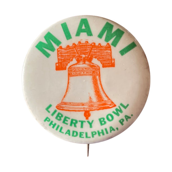 Vintage Football Pin - Miami Hurricanes
