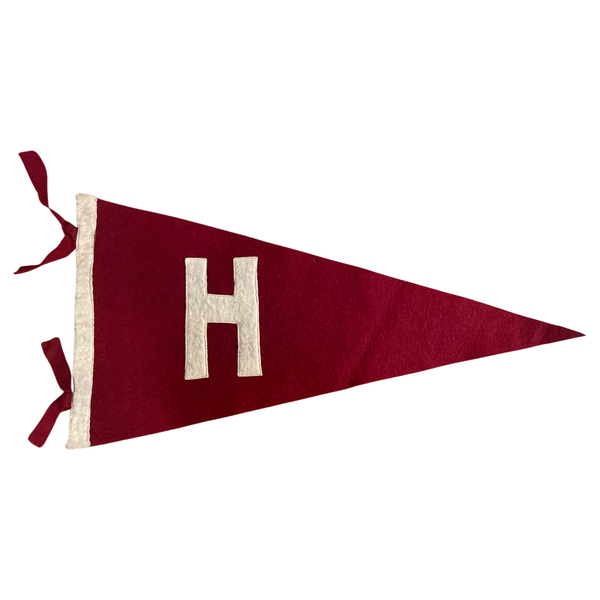 Vintage Pennant - Harvard University Crimson