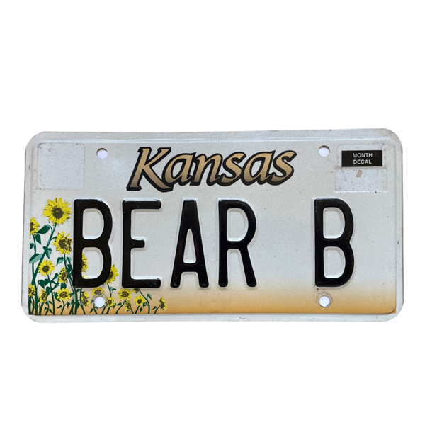 Vanity License Plate - BEAR B