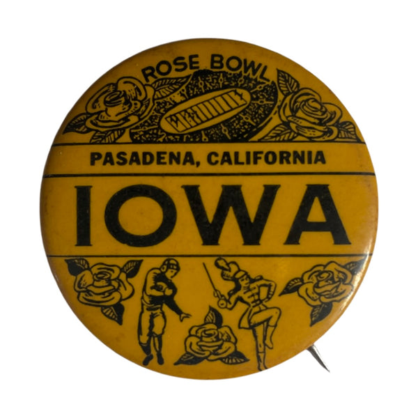Vintage Football Pin - Iowa Hawkeyes