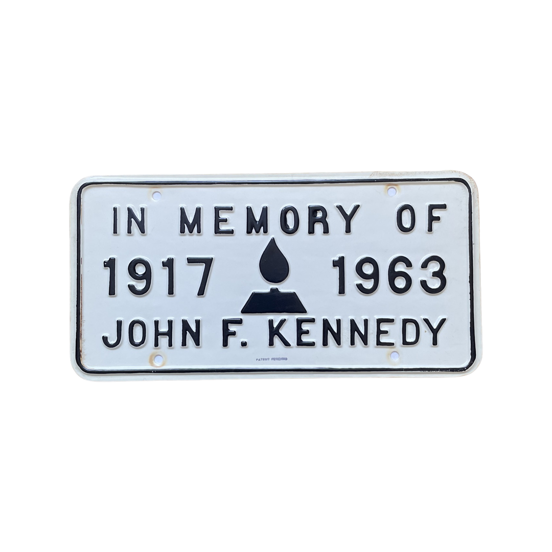 Booster License Plate - John F. Kennedy