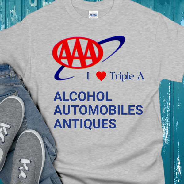 Tri-Blend Unisex T-Shirt |  Mantiques |   I Love Triple A