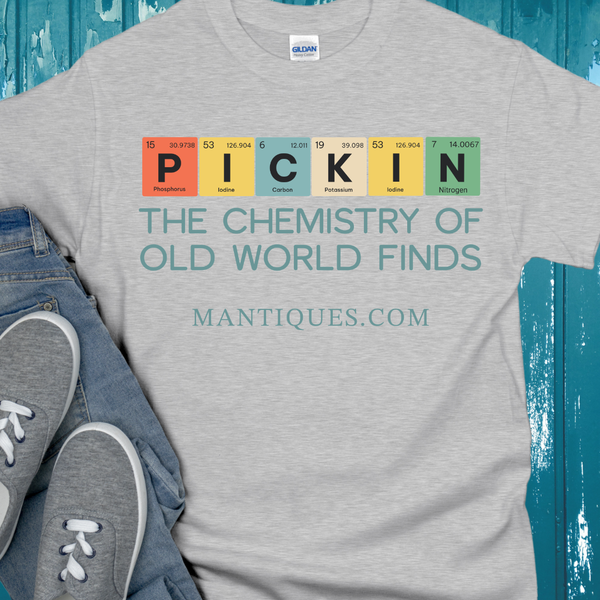 Triblend Unisex T-Shirt | Mantiques |  Pickin - The Chemistry of Old World Finds