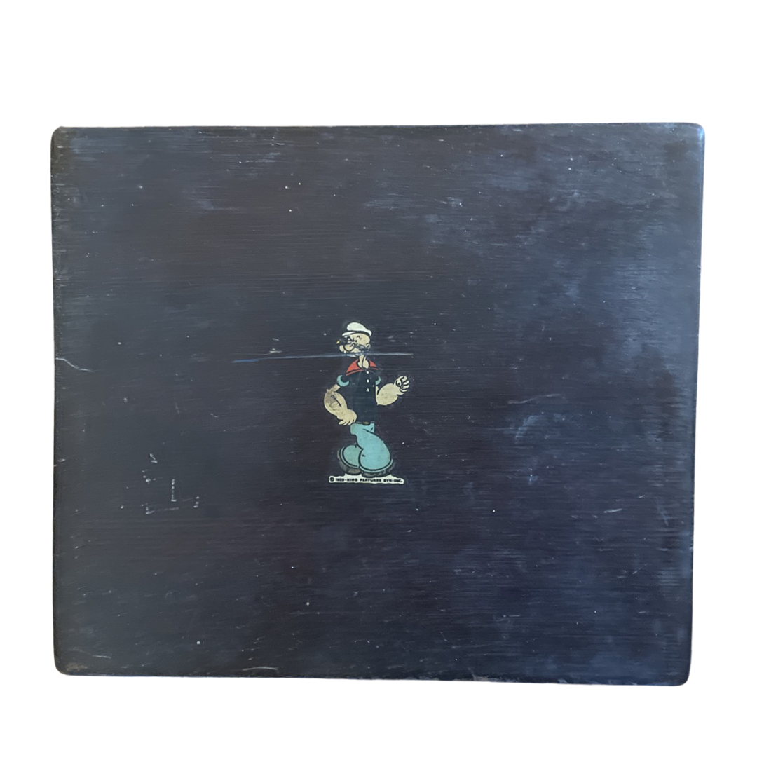 Vintage Wooden Popeye Box