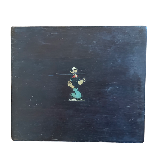 Vintage Wooden Popeye Box