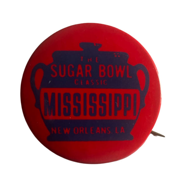 Vintage Football Pin - Mississippi Rebels