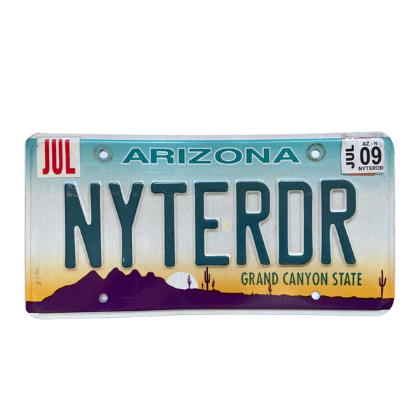 Vanity License Plate - NYTERDR