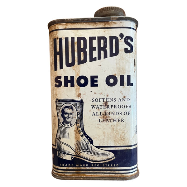 Vintage Shoe Oil Can (Reverse)