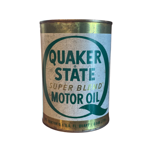 Quaker State Oil Can