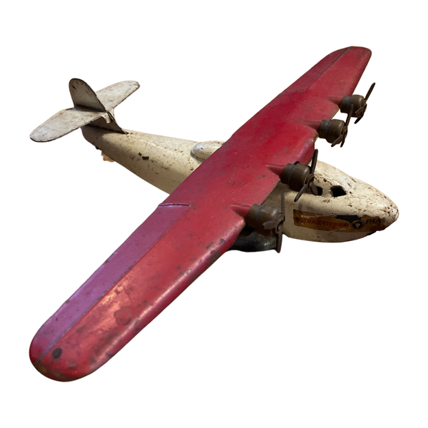 Vintage pressed cheap steel toy airplanes