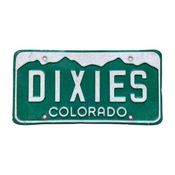 Vanity License Plate - DIXIES