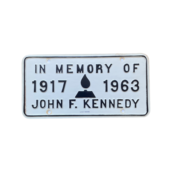 Booster License Plate - John F. Kennedy